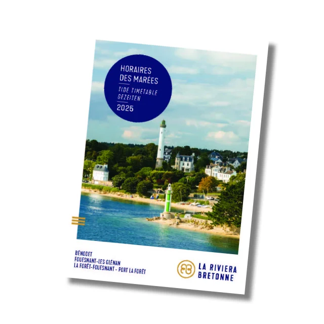 Page de couverture du guide des marées 2025