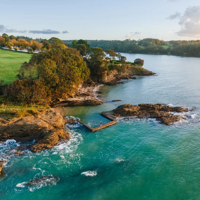 Anse Saint Laurent La Foret Fouesnant Automne Poriel