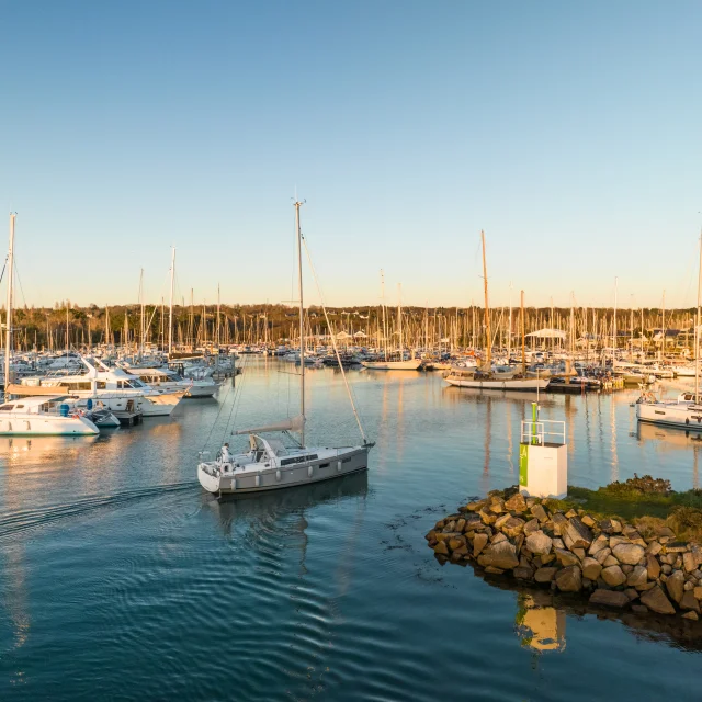 Port La Foret Voilier Hiver Poriel