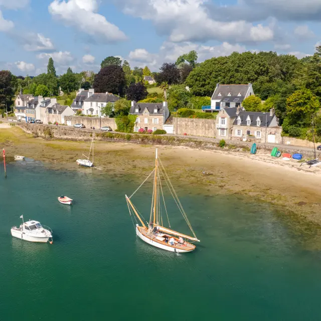 Vieux Port Ete La Foret Fouesnant Poriel