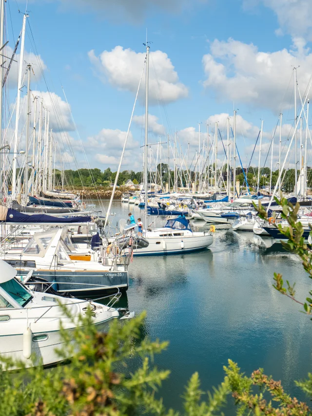 Zeilboot Port La Foret Pontonboot Poriel