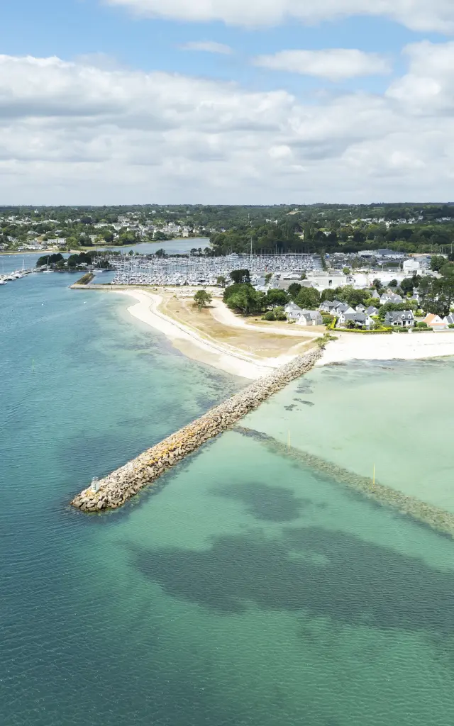 Plage De Kerleven Sable Fin Blanc Eau Turquoise Glaz Pictures