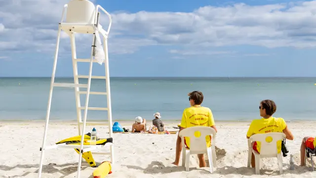 Bewaakt Strand Kerleven La Foret Fouesnant Glaz Foto's