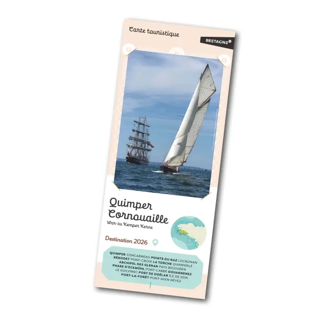 page de couverture de la carte de la Cornouaille