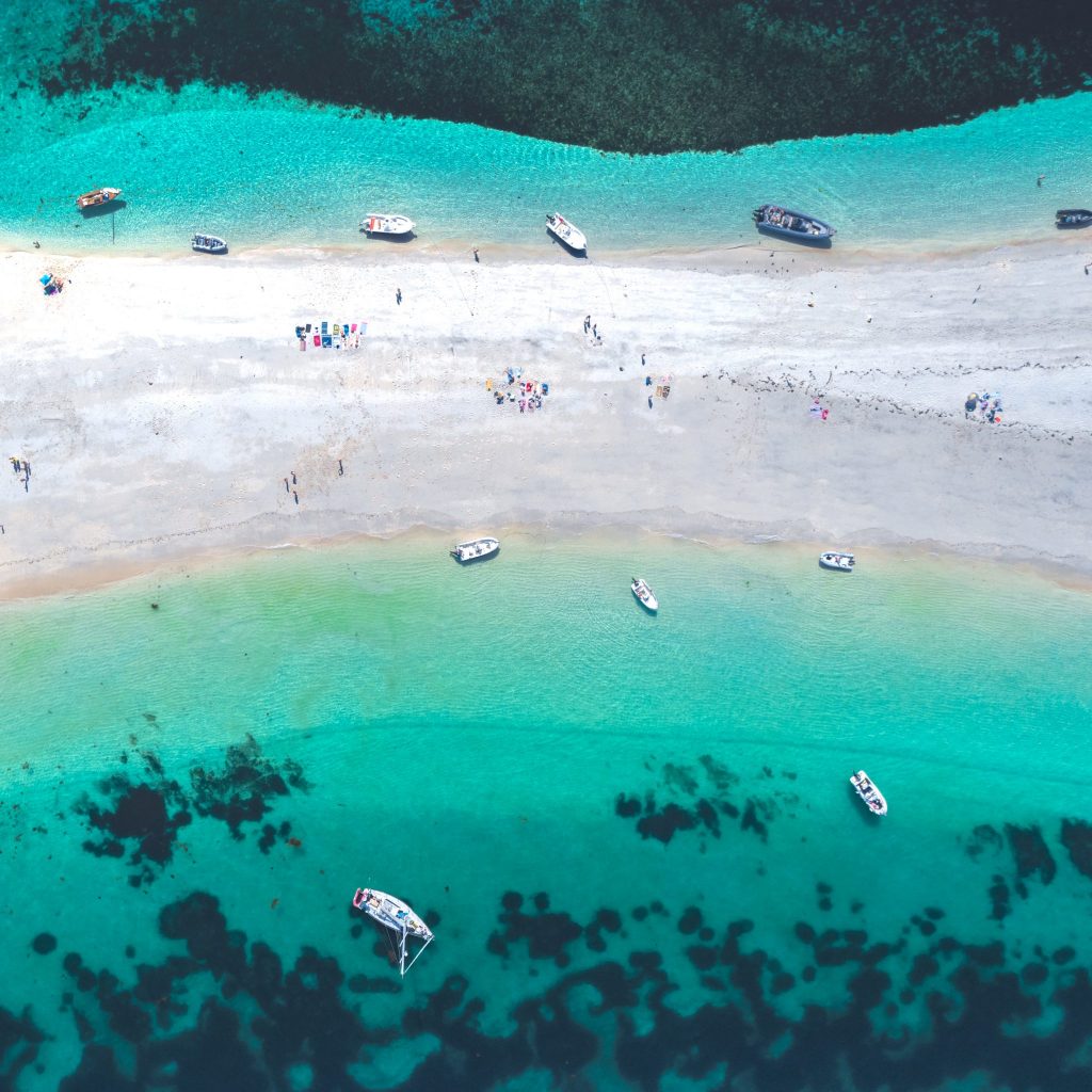 Glénan Archipel, gezien vanuit de lucht