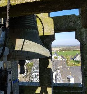 Vue intérieure du clocher