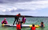 Paddle boarding