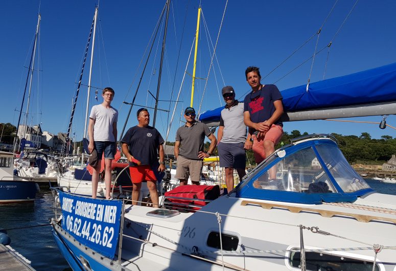 Coaching uitje op een zeilboot, Audierne Yachting