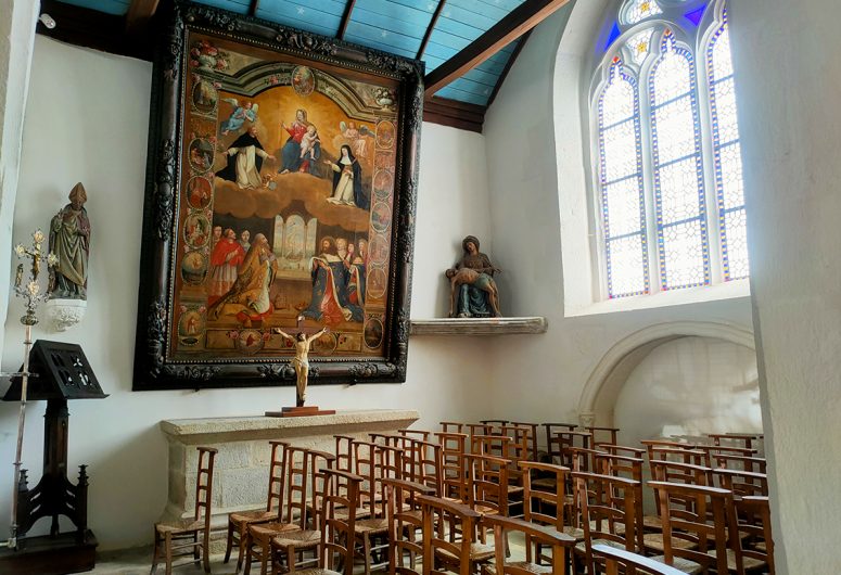 Tafel van de Rozenkrans – Kerk van Onze-Lieve-Vrouw Izel Vor