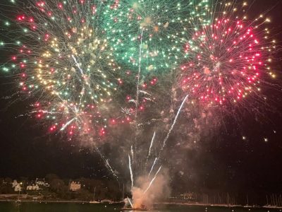 Feu d’artifice entre Bénodet et Saint-Marine