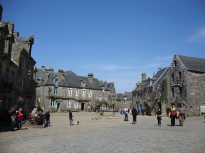 Place of the church of Locronan