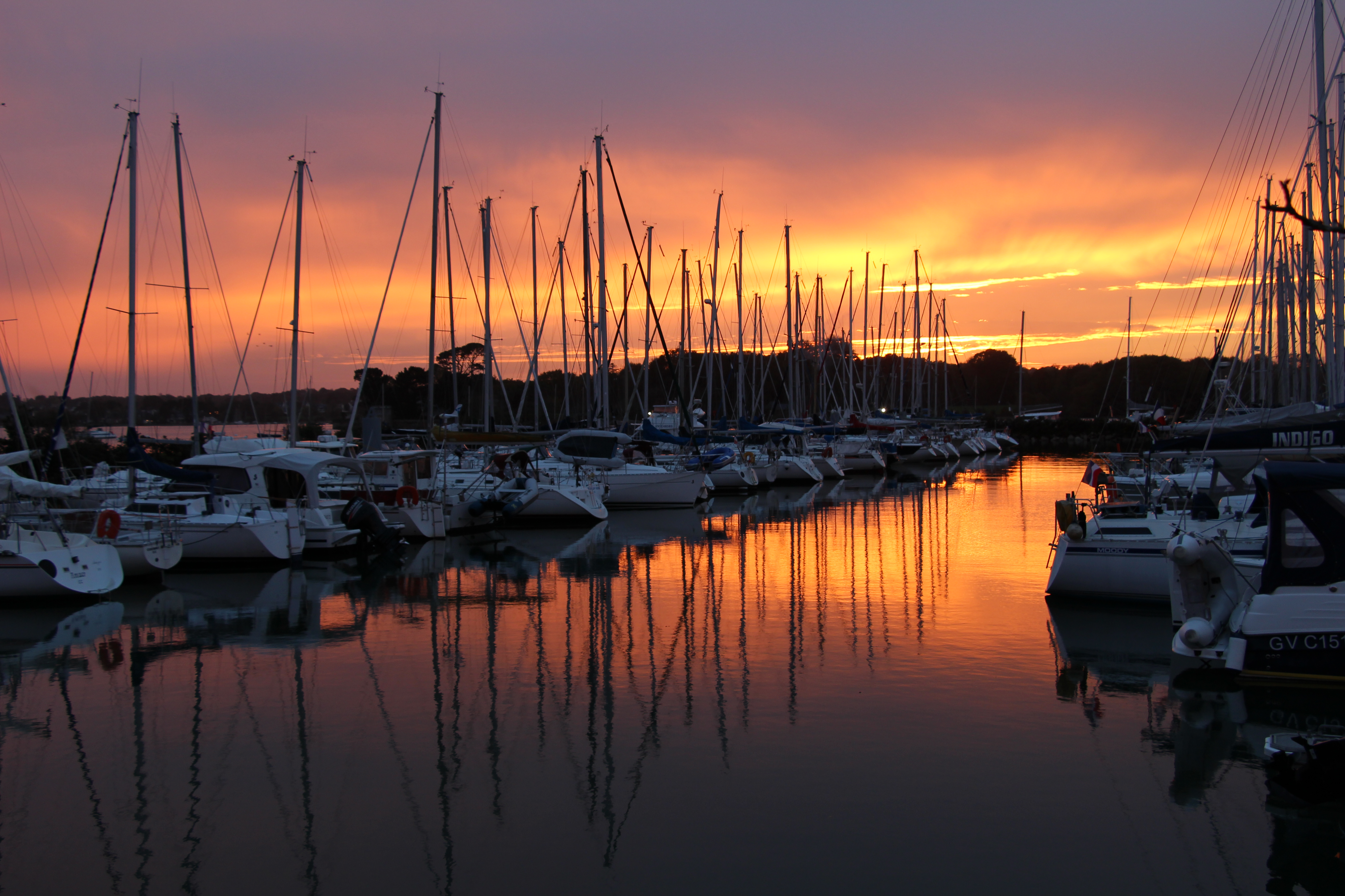 View of Port-La-Forêt